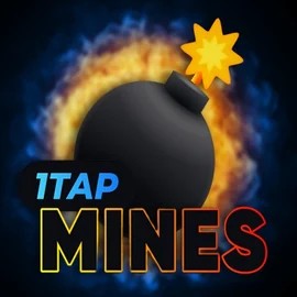 1Tap Mines logo by Turbo Games at Spinfin Casino