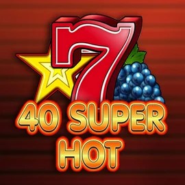 40 Super Hot slot logo by Amusnet Interactive at Spinfin Casino