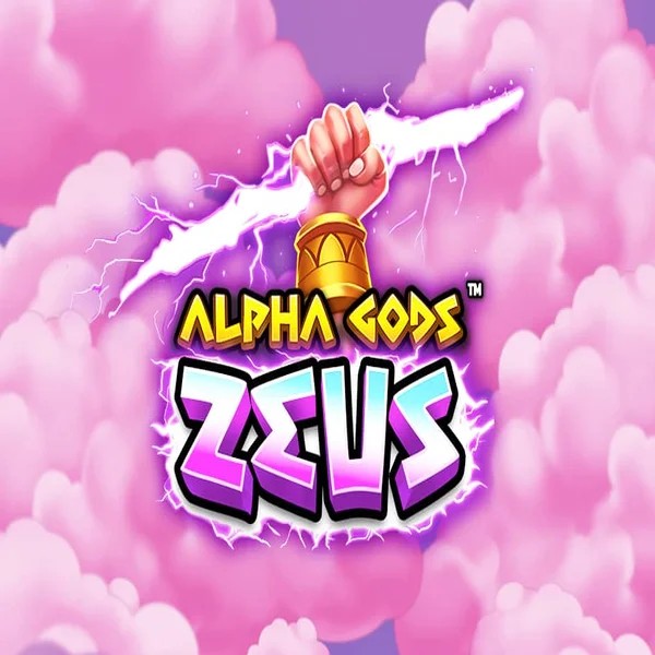 Alpha Gods Zeus game by PearFiction Studios – logo hosted on Spinfin Casino