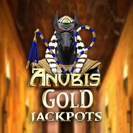 Anubis Gold Jackpots by Inspired Gaming, showcased at spinfincasinoo.com – game logo