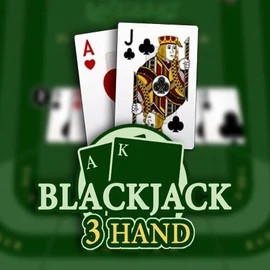 Blackjack 3H (Habanero) online game logo by Habanero on spinfincasinoo.com
