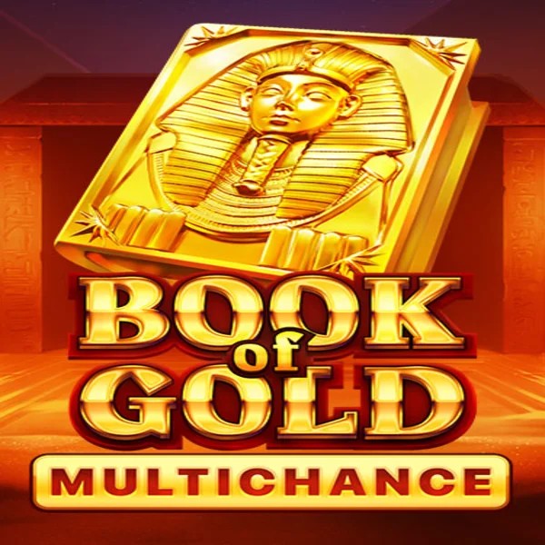 Book of Gold Multichance game by Playson – logo hosted on Spinfin Casino