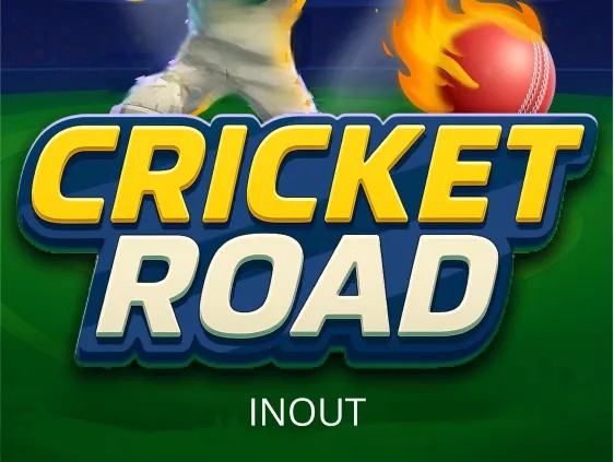 Cricket Road slot logo by InOut at Spinfin Casino