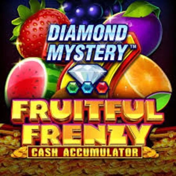 Slots logo of Diamond Mystery Fruitful Frenzy Cash Accumulator from Greentube at Spinfin Casino