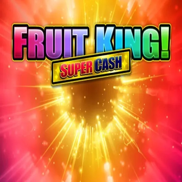 Fruit King Super Cash by Greentube, showcased at spinfincasinoo.com – game logo