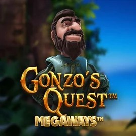 Gonzo's Quest Megaways slot logo by Red Tiger Gaming at Spinfin Casino