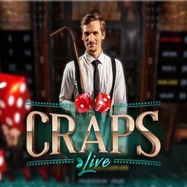 Live Craps by Evolution, showcased at spinfincasinoo.com – game logo