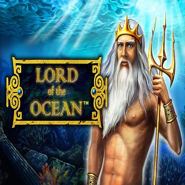 Lord of The Ocean slot logo by Greentube at Spinfin Casino