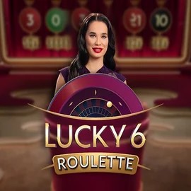 Lucky 6 Roulette slot icon by Pragmatic Play, available at Spinfin Casino