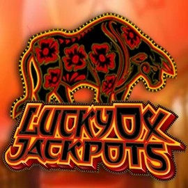 Lucky Ox Jackpots online game logo by Rival on spinfincasinoo.com