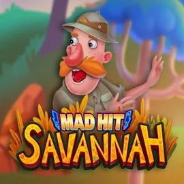 Mad Hit Savannah slot visual from RubyPlay available on spinfincasinoo.com