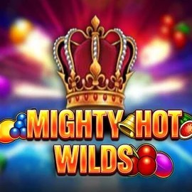 Slots logo of Mighty Hot Wilds from Inspired Gaming at Spinfin Casino