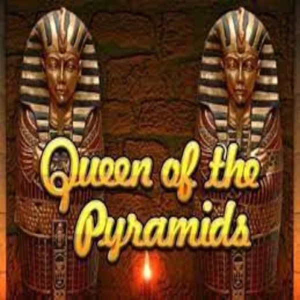Queen of the Pyramids logo by Playtech at Spinfin Casino