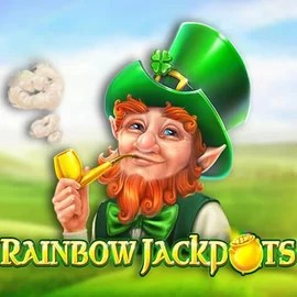 Try Rainbow Jackpots slot by Red Tiger Gaming on spinfincasinoo.com – logo image