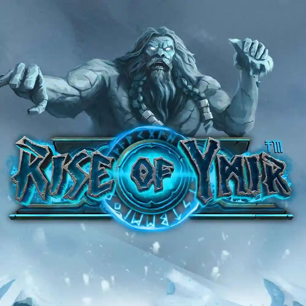 Enjoy Rise of Ymir by Hacksaw Gaming – logo hosted on spinfincasinoo.com