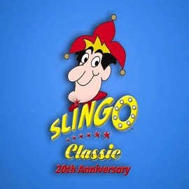 Slingo Classic 20th Anniversary by Slingo, showcased at spinfincasinoo.com – game logo