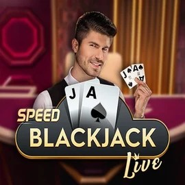 Official Live Casino logo: Speed Blackjack by Pragmatic Play at Spinfin Casino