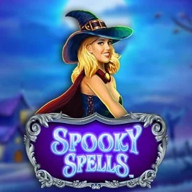 Spooky Spells logo by Novomatic at Spinfin Casino