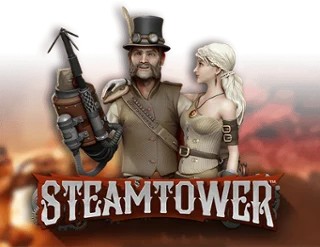 Steam Tower Slot by NetEnt, showcased at spinfincasinoo.com – game logo
