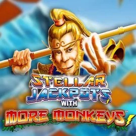 Play Stellar Jackpots with More Monkeys slot by Lightning Box Game on spinfincasinoo.com