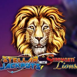Stellar Jackpots with Serengeti Lions by Lightning Box Game, showcased at spinfincasinoo.com – game logo