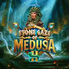 Stone Gaze of Medusa 2 slot logo by Stakelogic at Spinfin Casino