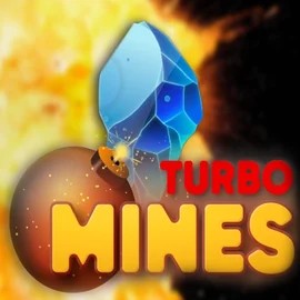 Enjoy Turbo Mines by Turbo Games – logo hosted on spinfincasinoo.com