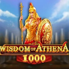 Enjoy Wisdom of Athena 1000 by Pragmatic Play – logo hosted on spinfincasinoo.com